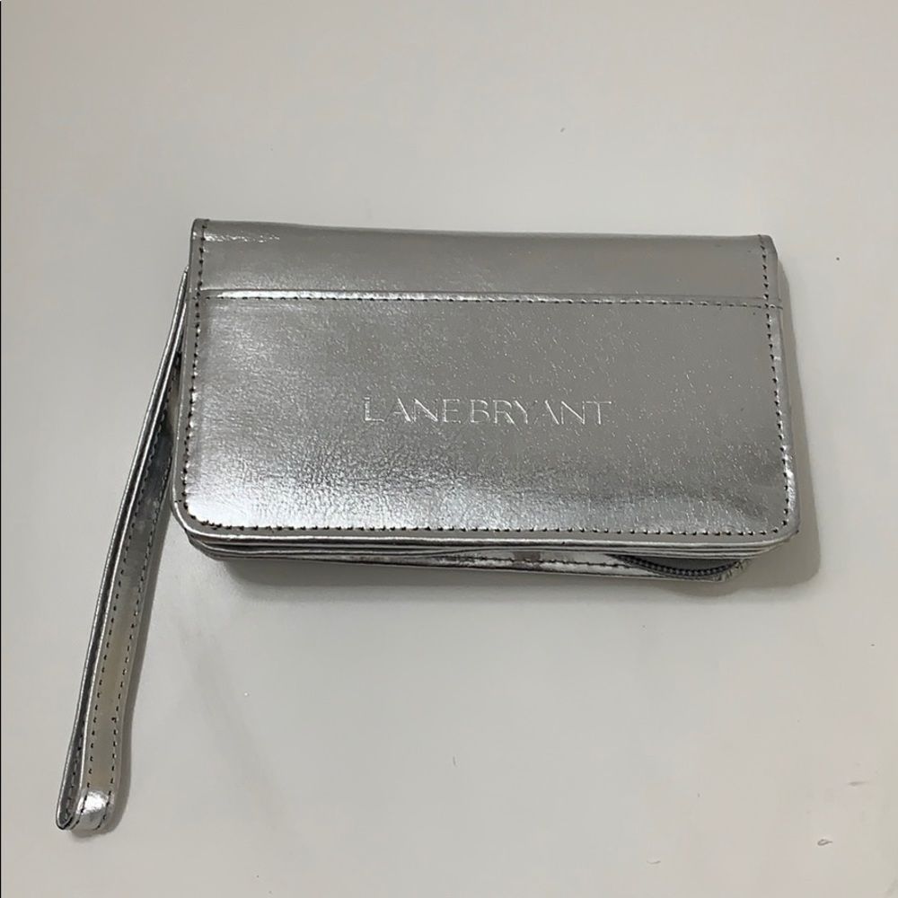 Lane Bryant gemline silver wallet